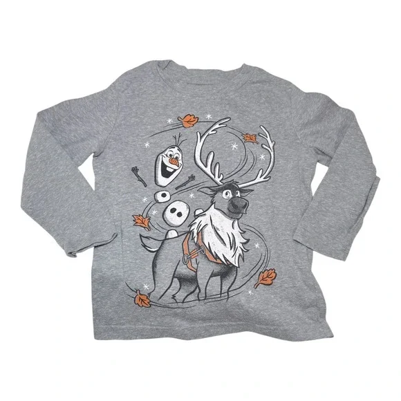 Disney Jumping Beans Shirts Kids 3T Mickey Toy Story Frozen Grey Blue Bundle 3pc - Picture 2 of 14